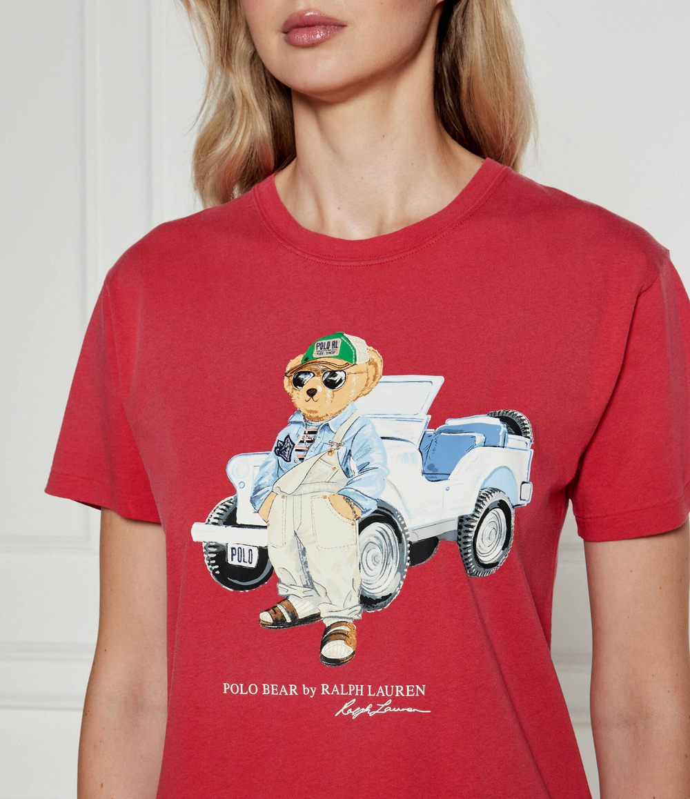 Футболка POLO RALPH LAUREN - красный(211935590)