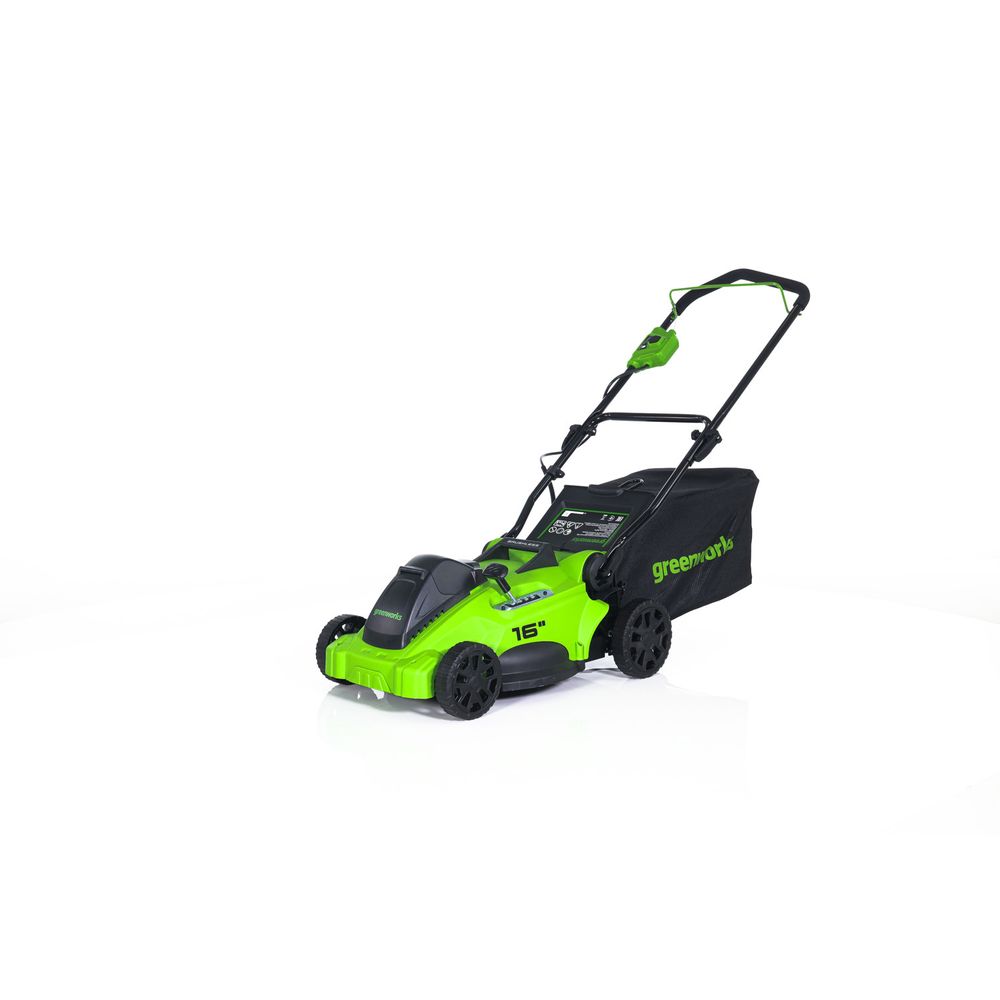 Аккумуляторная газонокосилка Greenworks GD40LM16XK4, 40v, 41 см, (2517907UB), с аккумулятором 4 А·ч и зарядным устройством