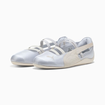 PUMA Женские кроссовки-балетки Speedcat Satin, серебряный