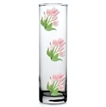 Ваза стеклянная 26,5см «Весенние тюльпаны» FLORA D43767/01