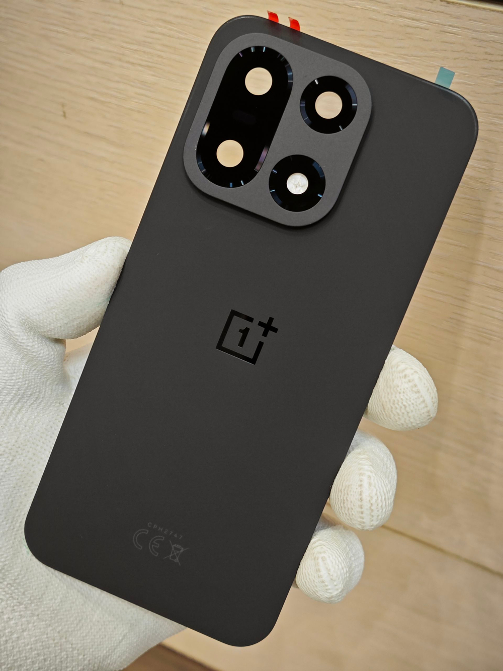 Задняя крышка ORIGINAL для OnePlus 15 CPH2747 / PLK110 - ( заднее стекло ) цвет: Чёрный / Infinite Black