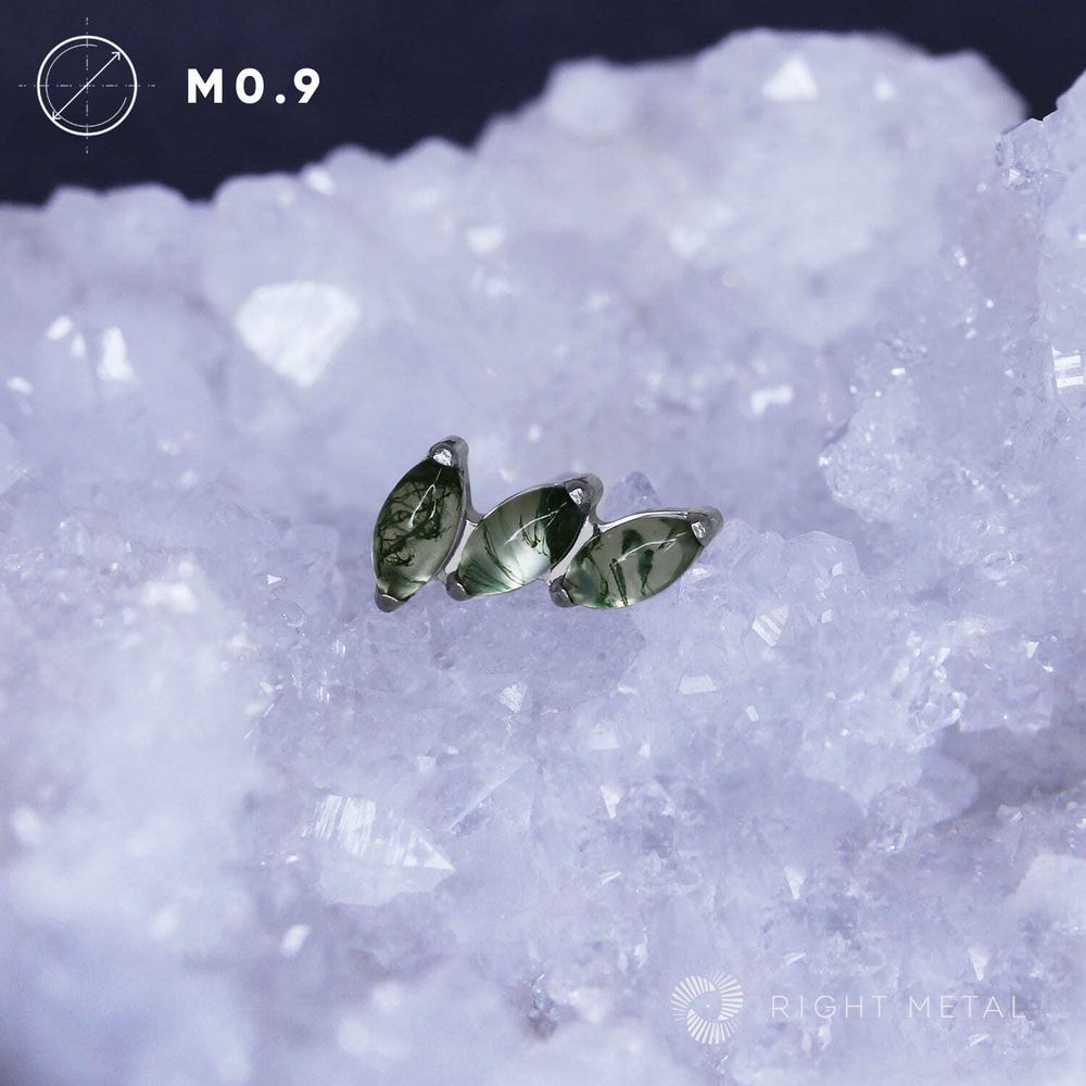 3K Plume Moss Agate