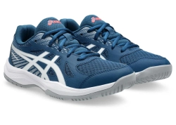 Детские теннисные кроссовки Asics Upcourt 6 GS - mako blue/white