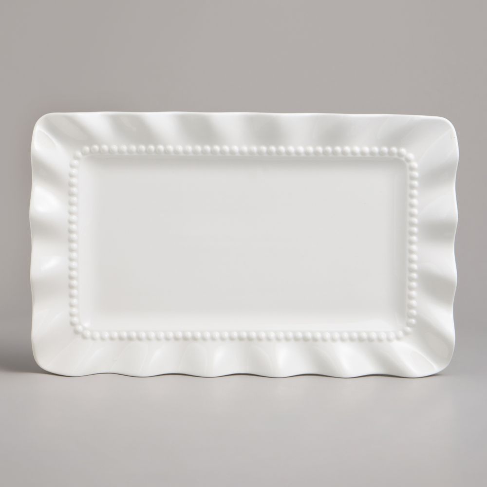 БЛЮДО LEFARD "WAVE" ПРЯМОУГОЛЬНОЕ 30,5*18,5*3 CM (КОР=24ШТ.)