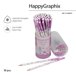 Карандаш ч/г НВ "HappyGraphix. Коты" (Bruno Visconti)