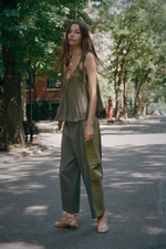 УКОРОЧЕННЫЕ КОМБИНИРОВАННЫЕ БРЮКИ — ZARA