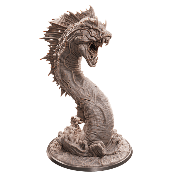 Завистливая буря Envious Tempest Миниатюры 32-56-75мм (Нет / 75mm / Monstrous Sea Serpent)
