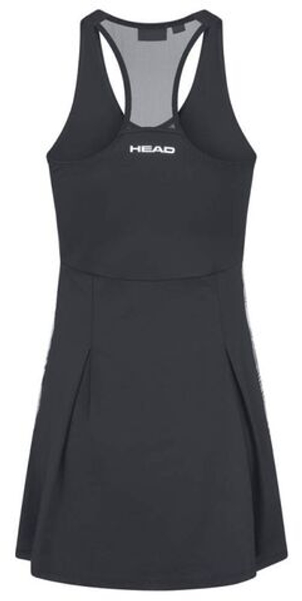 Женское теннисное платье Head Spirit Dress - black