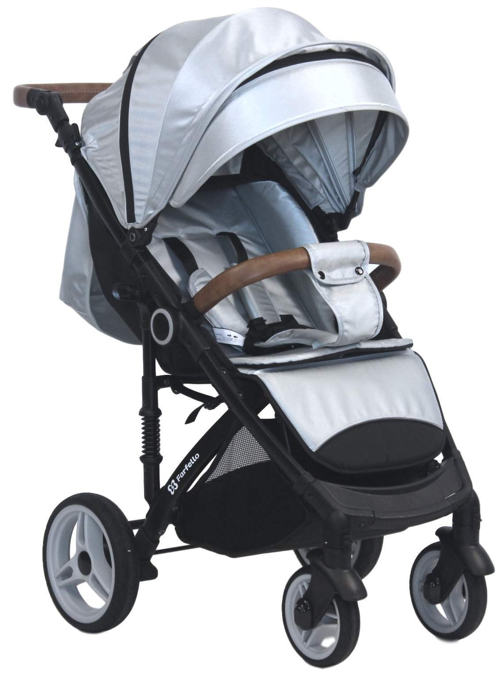 Коляска детская прогулочная Bino Angel Comfort серебристый Артикул: BAC-9