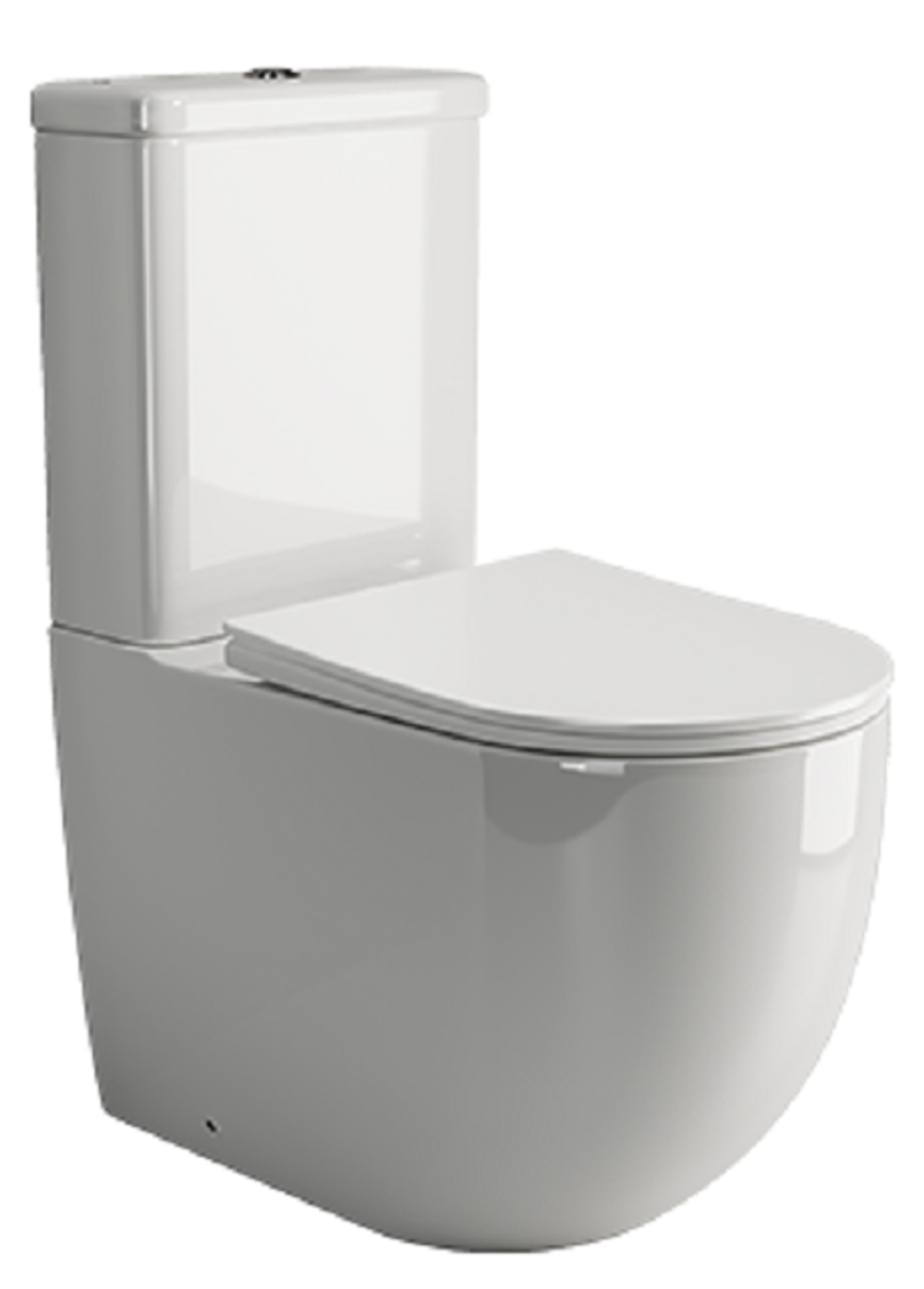 Унитаз-компакт Ceramica Nova Mia Rimless CN1801 крышка микролифт безободковый