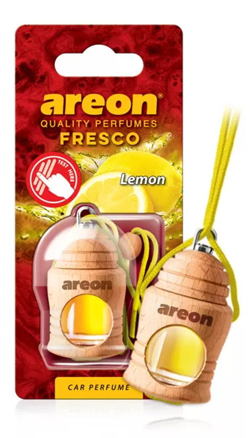 Ароматизатор на зеркало Areon Fresco, бутылочка, лимон