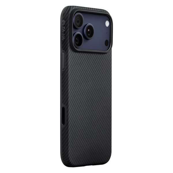 Чехол Pitaka Summa Case для iPhone 17 Pro, Черный | Twill