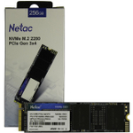 Жесткий диск SSD M.2 256Gb Netac N930E Pro, 2040/1720MBs, 180000 IOPS, TLC 3D NAND, PCI-E 3.0 x4 (NT01N930E-256G-E4X)