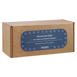 Свеча декоративная Tkano Edge 16.5см синяя