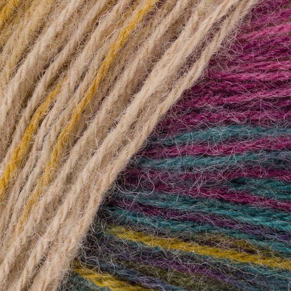 Пряжа Alize (Ализе) Angora Gold Batik / уп.5 мот. по 100 г, 550м, 4341 секционный A