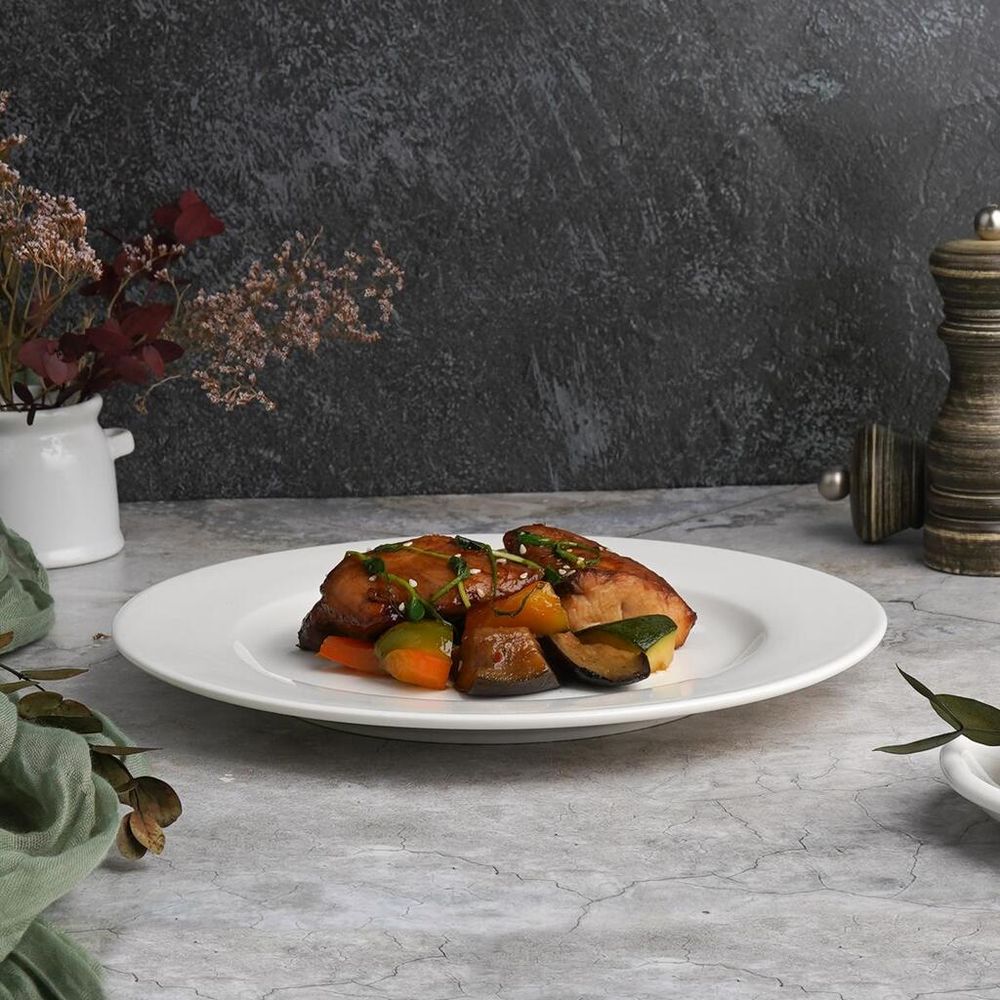Тарелка d 25,5 см h2,5 см белая фарфор Classic P.L. Proff Cuisine [4]