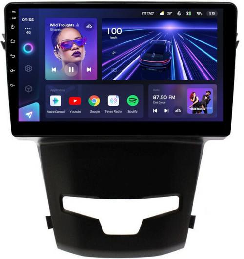 Магнитола для SsangYong Actyon II 2013-2021 - Teyes CC3 Android 10, Быстрая, CarPlay, SIM-слот