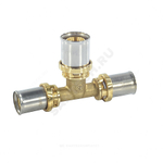 Тройник переходной для МП/PE-X труб латунь пресс Дн 20х16х16 RM151 Giacomini RM151Y063