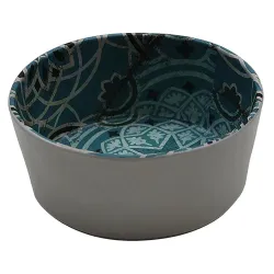 Салатник 550 мл 14*6,2 см круглый Damask Blue пластик меламин P.L. Proff Cuisine