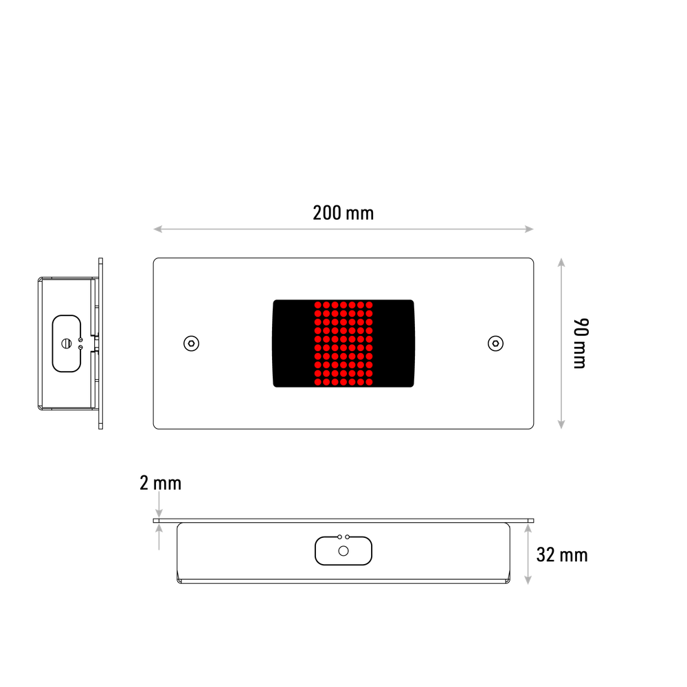 Пост индикации ECLASER ЕС4010 GENEMEK.