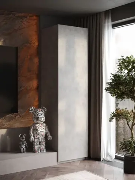 Шкаф распашной Soho, серый, 61 см