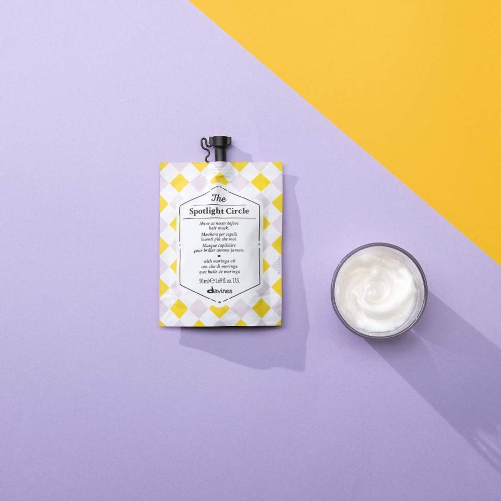 Davines The Spotlight Circle 50ml — маска для экстремального блеска волос