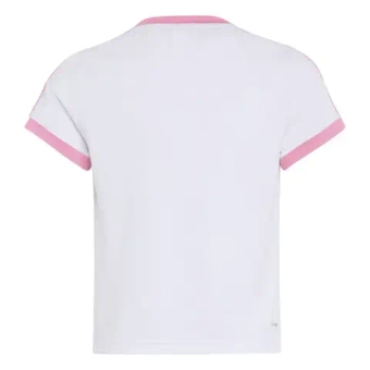 Футболка для девочки теннисная Adidas Climacool Classics - white/distilled pink