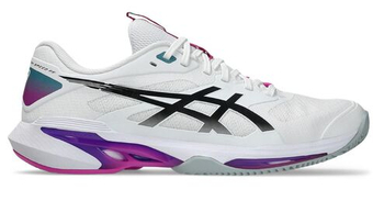 Мужские кроссовки теннисные Asics Solution Speed FF 4 Clay - white/digital sakura