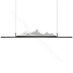 Chandelier  horizontal Dalton