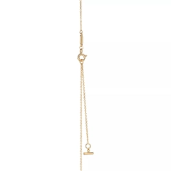 Подвеска из жёлтого золота 18k, Tiffany💙 T - smile mini