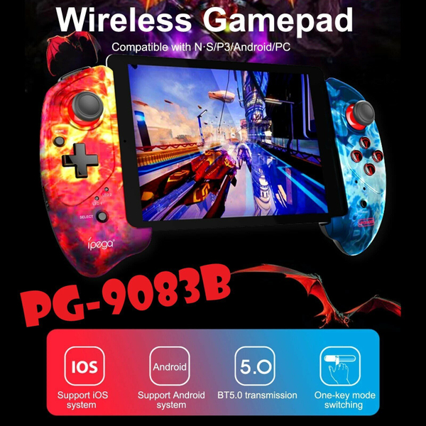 Геймпад беспроводной iPega PG-9083B Bluetooth Android, RED BAT