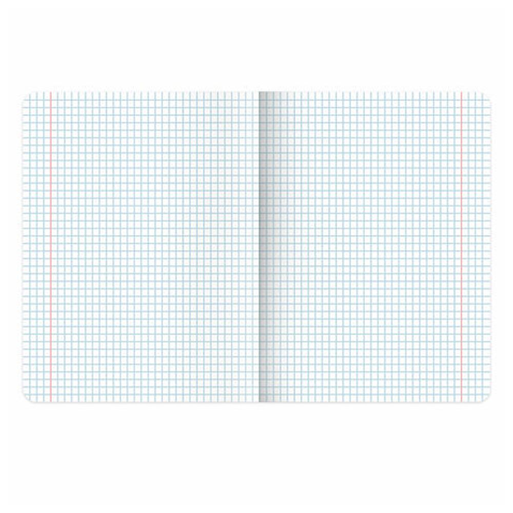 Тетрадь А5 48 л. BRAUBERG скоба, клетка, выборочный лак, кросс-серия PASTEL, 405189