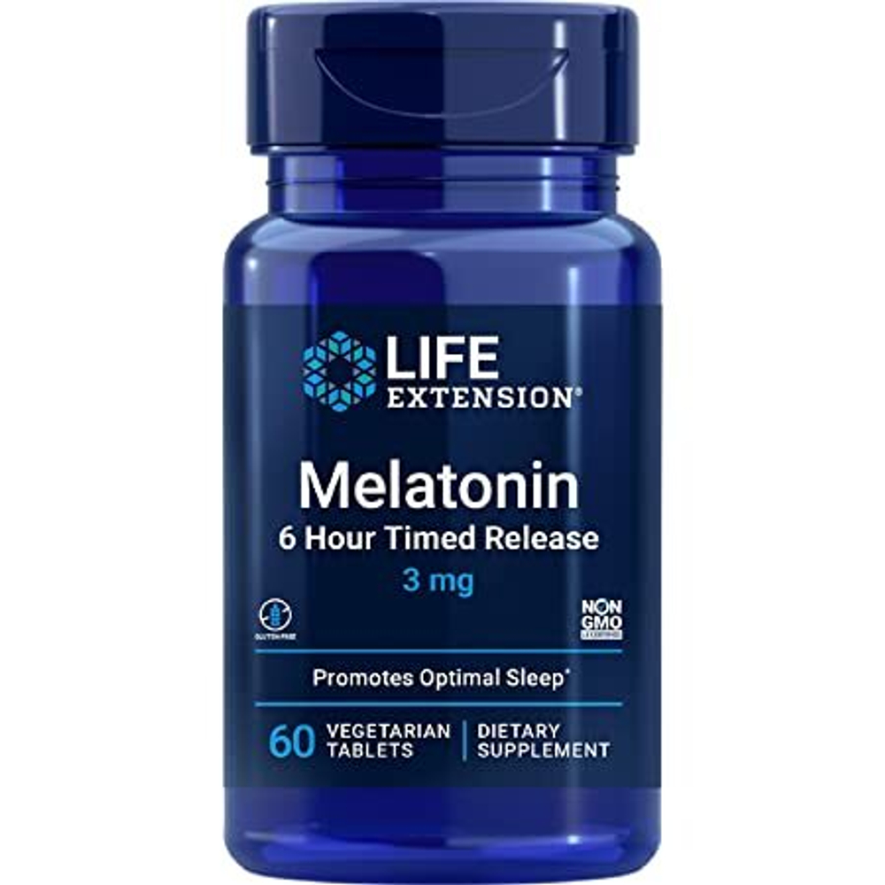 Melatonin 6 Hour Timed Release 3 мг
