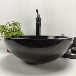 Раковина из мрамора Bowl Black Small BM-61094 40x40x15 из натурального камня