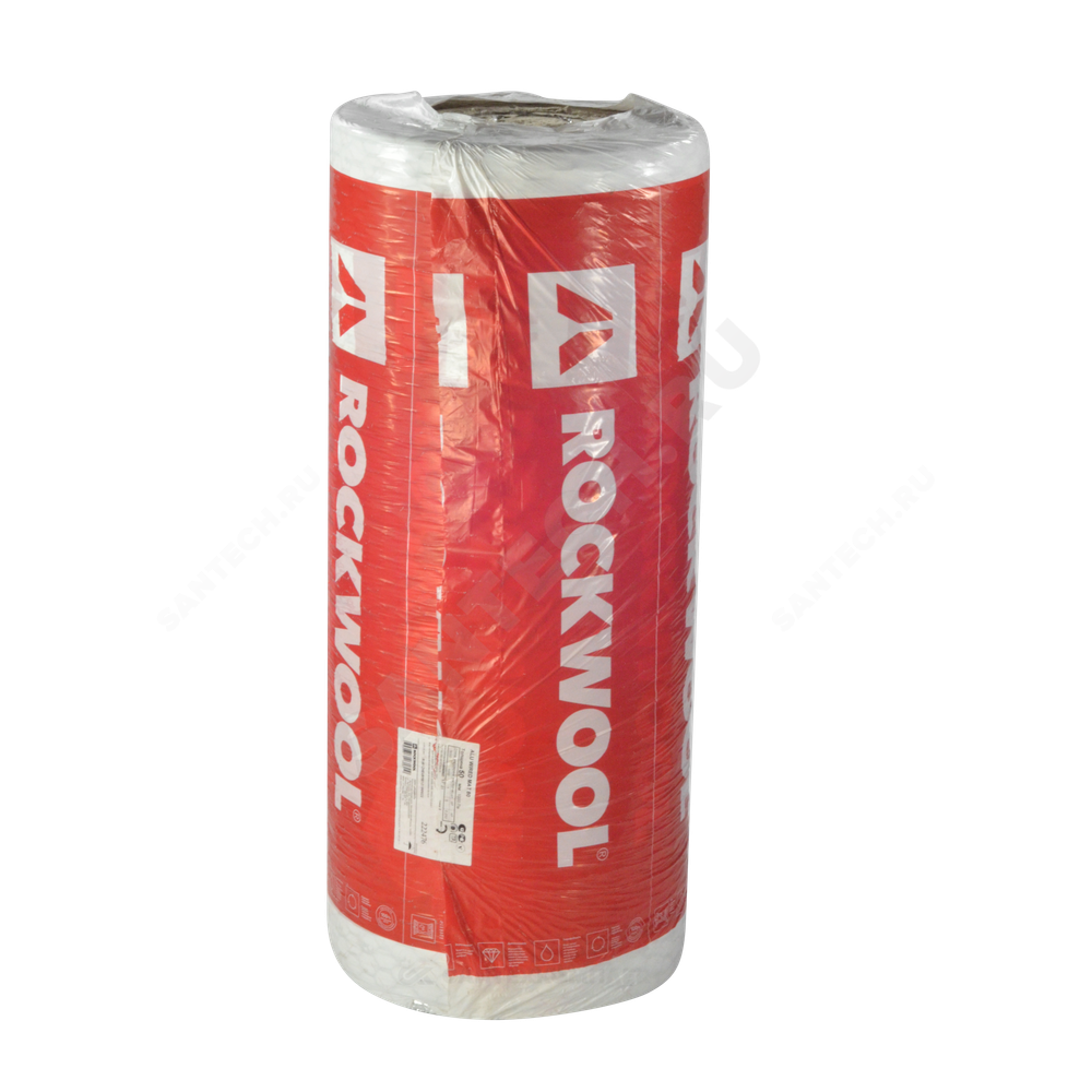 Рулон минеральная вата WIRED MAT 80 ALU 60х1000-4 ROCKWOOL 222479