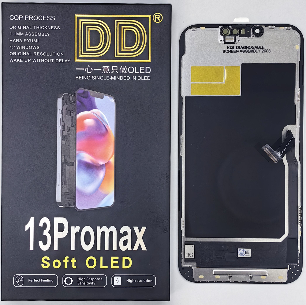 Дисплей iPhone 13 Pro MAX Soft OLED 120HZ; Rem.IC; бренд DD