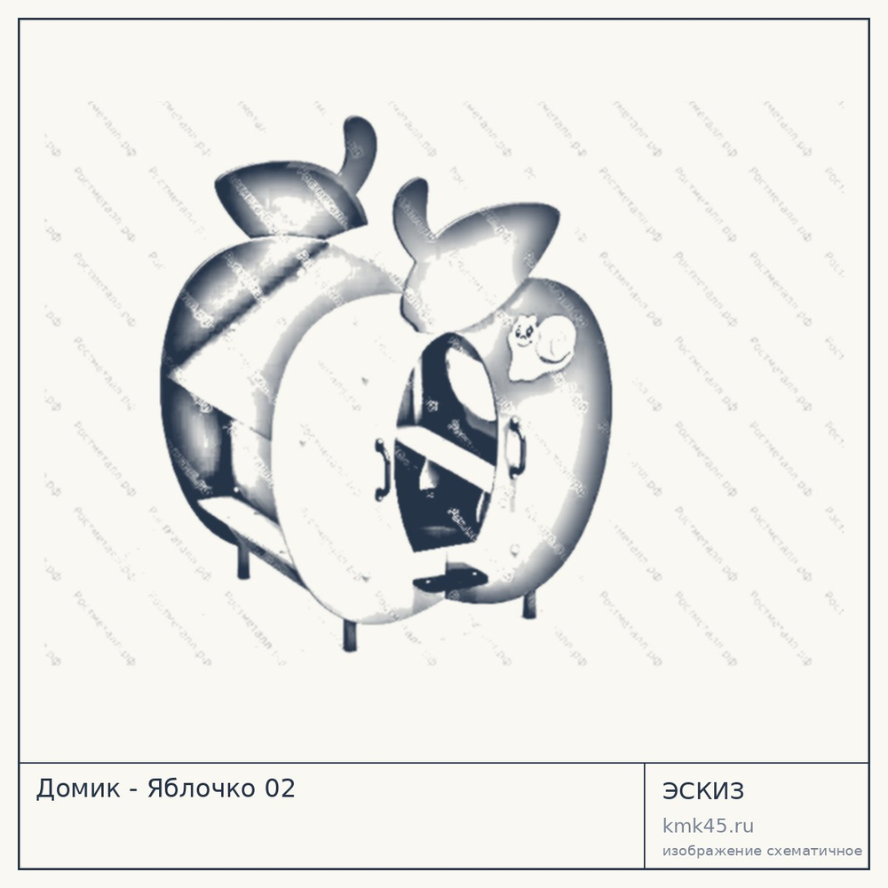 Домик детский Яблочко 02 — от 96 000 ₽
