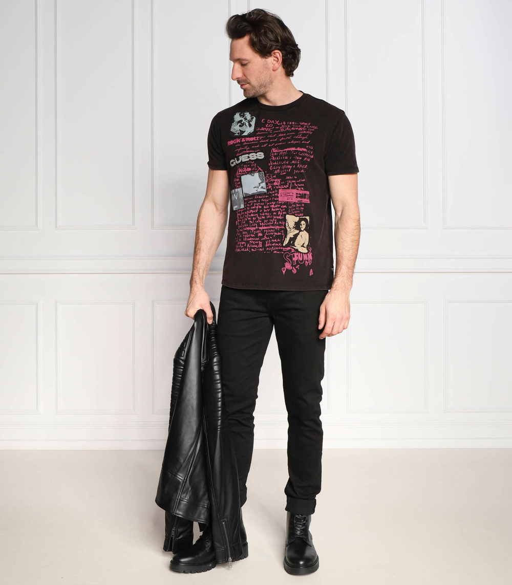 футболка GUESS - коричневый(M3RI61 KBDL0)