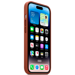 Кожаный чехол с поддержкой MagSafe Apple Leather Case для iPhone 14 Pro, Umber (Умбра)