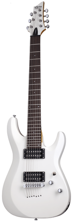 Schecter C-7 DELUXE SATIN WHITE