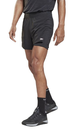 Мужские теннисные шорты Reebok Les Mills Epic 2in1 Shorts M - black