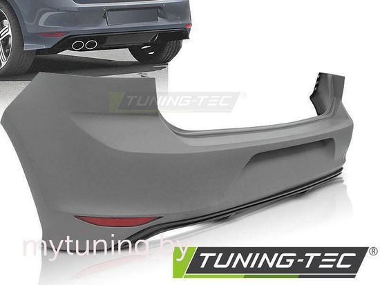 Бампер задний для Volkswagen Golf VII (13-17) в стиле R-Line