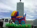 Оформление воздушными шарами городских и спортивных мероприятий