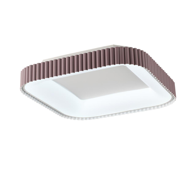 7770/56L AVRA LED SN 578 Светильник металл/белый/мокко LED (56Вт+14Вт) 3000-6000K 500х500 IP43 пульт ДУ+подсветка SHARMEL