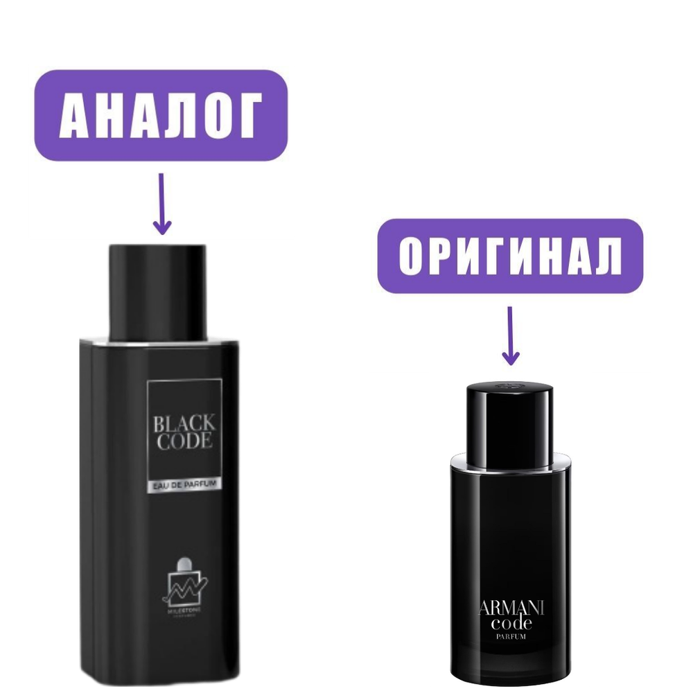 BLACK CODE edP 90ml (версия ArmaniCode) men