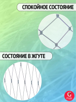Сетка строительная Momoi Хамелеон леска, толщина 0,50 мм, ячея 60 мм, высота 9,0 м зеленый