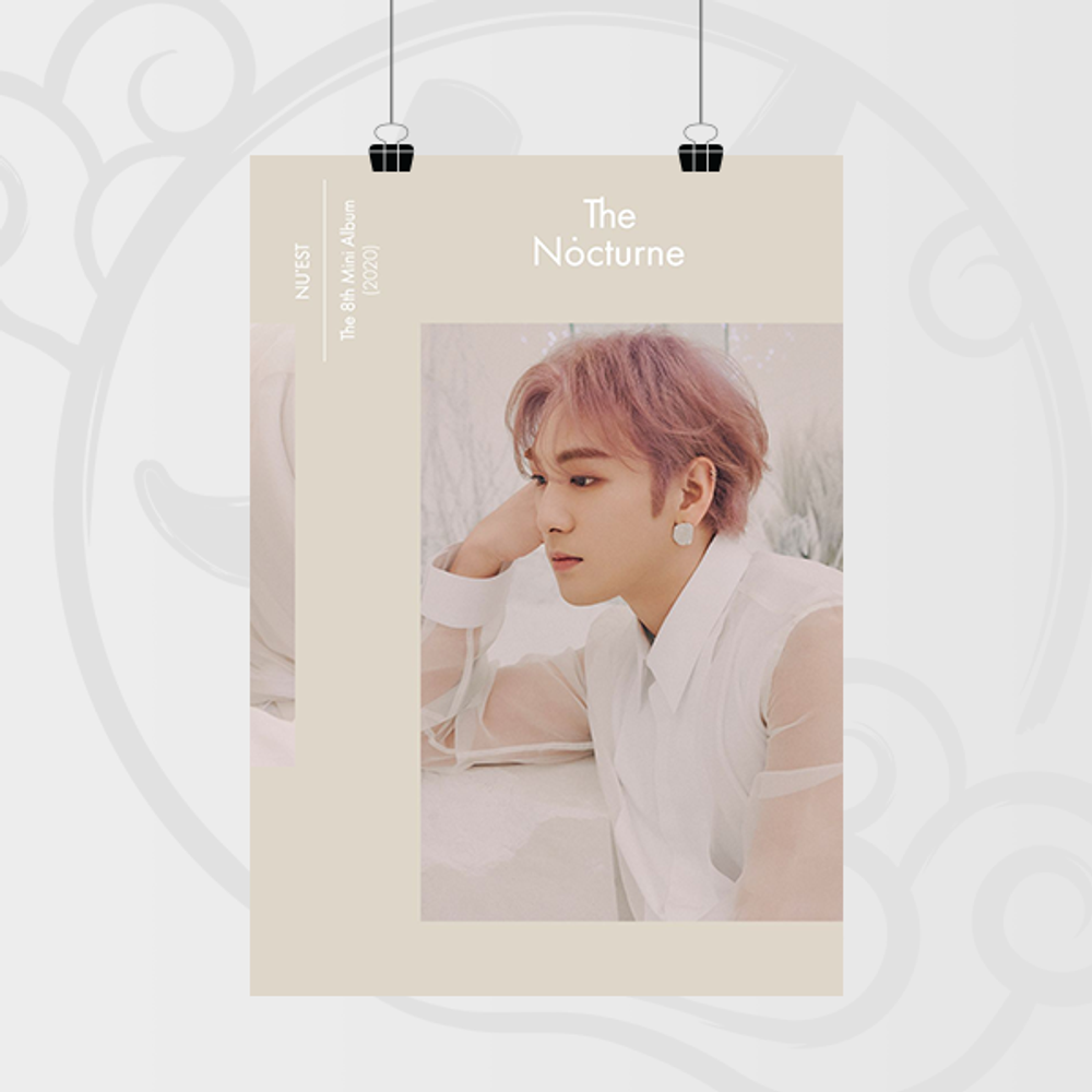 Постер А4 - NU'EST - The Nocturne