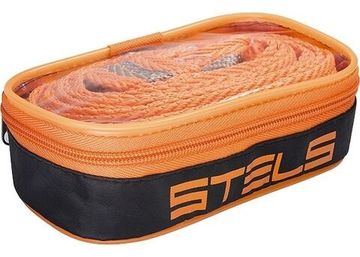 Трос буксировочный 10 тонн, 2 крюка, сумка на молнии, Россия  Stels 54383