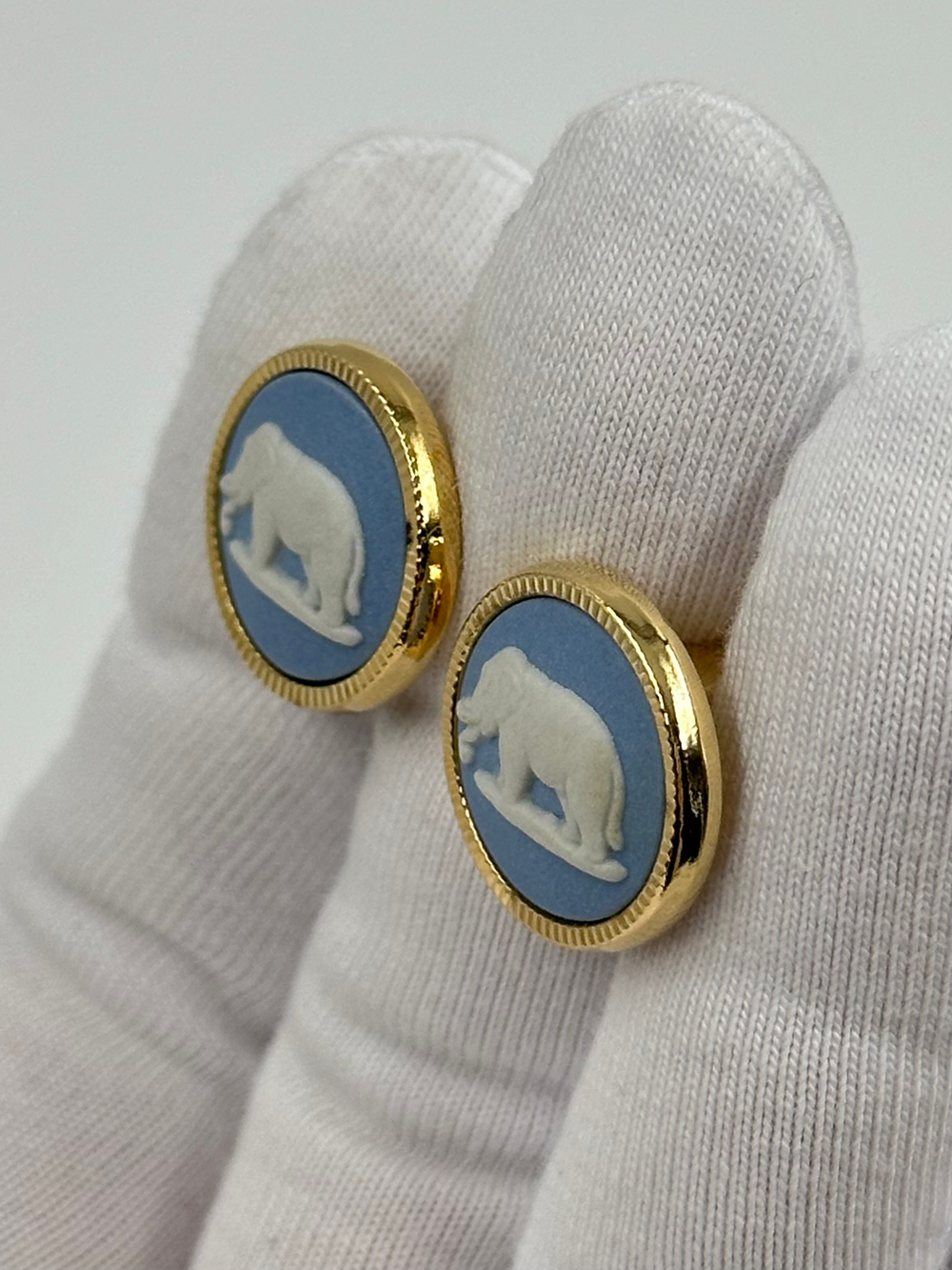 Запонки «Слон» Wedgwood