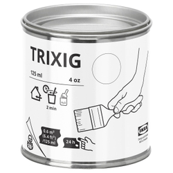 IKEA TRIXIG  (ИКЕА ТРИКСИГ)  -  Краска - белый 125 мл